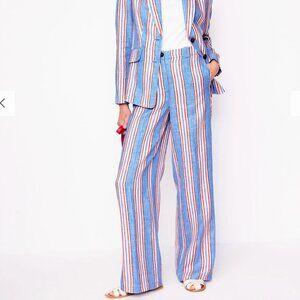 *NWT* Boden Westbourne Linen pants striped Size 6P